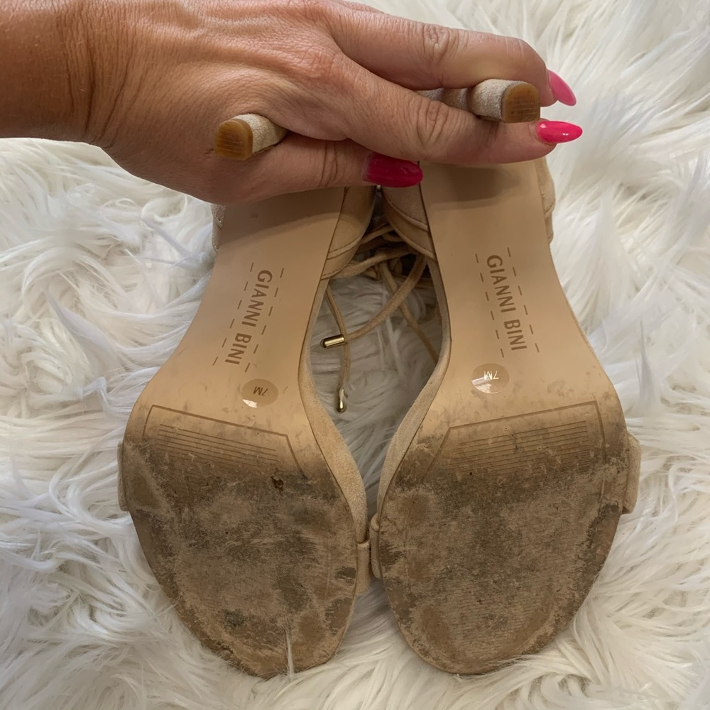 Gianni Bini Ankle Tie Stiletto Heel - Picture 5 of 5
